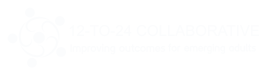 Frederick 12to24 logo reversed, white.